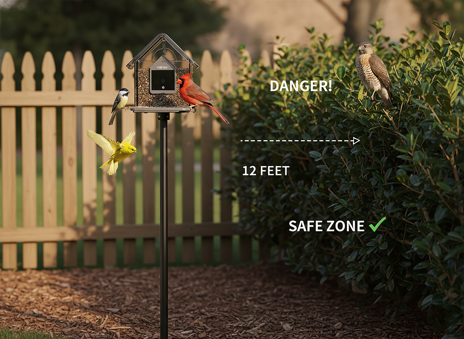 Day 2 of the Birding Guide: The Secrets to Optimal Feeder Placement!