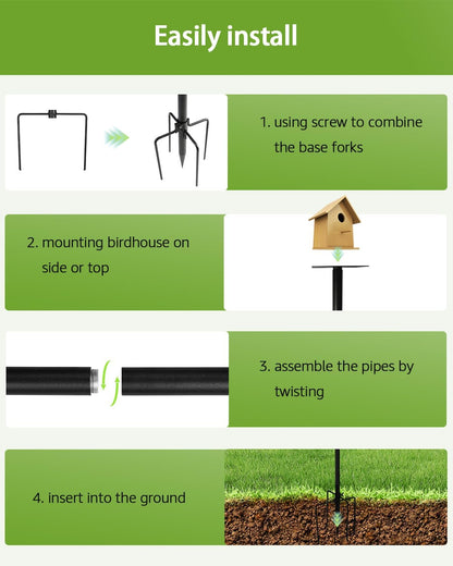 Bird House Pole Kit