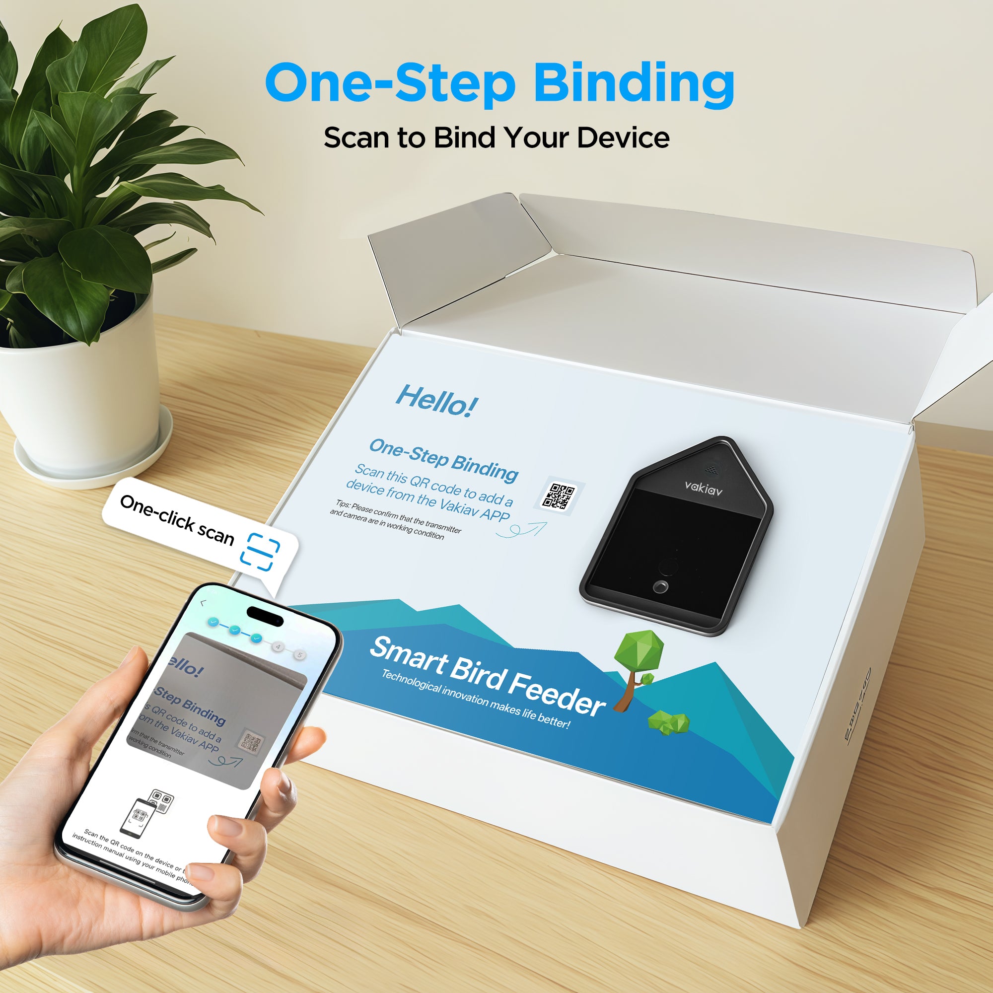 Vakiav VK-G1 PRO Smart Bird Feeder