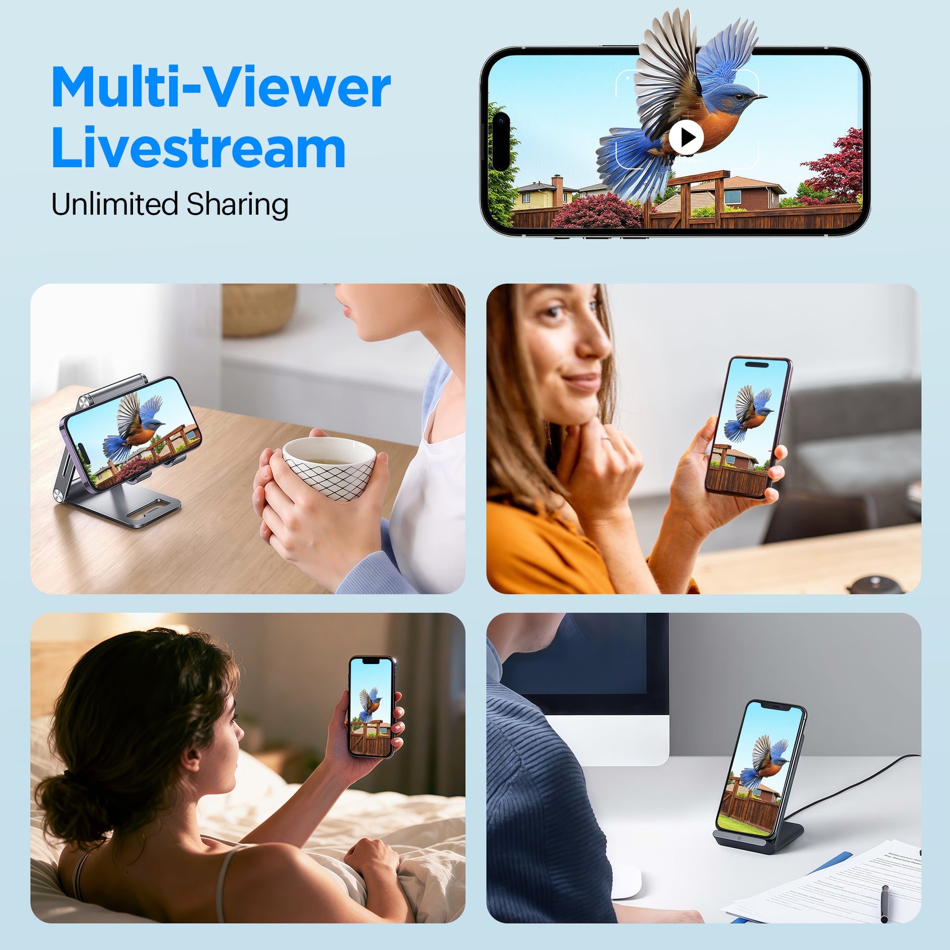 Vakiav VK-G2 Smart Bird Feeder | 2K HD Live Stream, AI Bird Recognition, Window-Mount Design