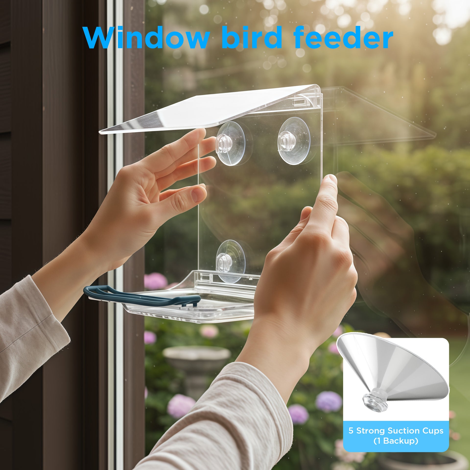 Vakiav VK-T1 Clear Window Bird Feeder